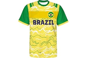 ENJMEIAO 2024 T-Shirt Coupe d'europe Ventilateurs Sport Casual Drapeau National Impression Manche Courte Homme Femme Coupe de l'America Séchage Rapide Tee Shirt Jersey