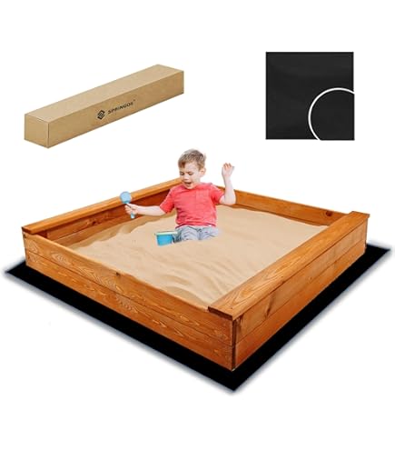 Arenero Infantil Arenero Madera Con Tapa Y Banco 118x122 Cm Pino