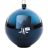 Alessi Blue Christmas AAA07 5 Decorazione per Albero di Natale, Vetro soffiato, Blu, 10x10x10.70 cm