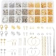 800 Anneaux De Saut Ovales Pour Bijoux - 8 Tailles En Acier Inoxydable