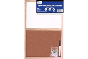Tallon Just Stationery 450x300mm Split Cork/Dry Wipe Board 4279