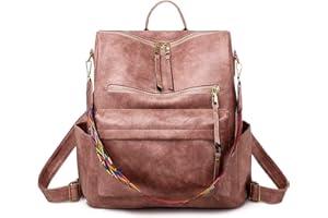 FANDARE Plecak damski 3 w 1, torebka damska, ze skóry syntetycznej, torba na ramię, plecak podróżny, na uczelnię, w czasie wolnym, do pracy, szkoły, biura