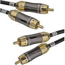 Cavo Audio RCA -RCA Coassiale 2 Metri - Per Subwoofer, Impianti - Foto 2