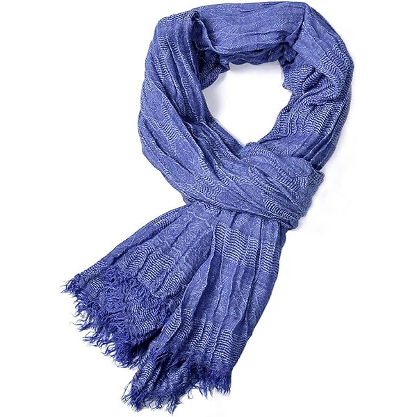 AIEOE Vintage Herrenschal 175cm - Weiches Halstuch Mit Fransen