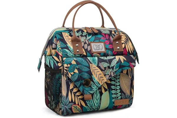Lekesky Sac Isotherme Repas Femme 11 L Lunch Bag Glaciere Souple Isotherme,Sac Repas Portable Multi-usages Polyfonctionnel et étanche, Lunch Box pour Étudian/Bureau/Pique-nique