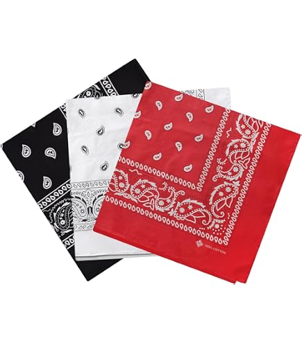 Bandana Damen Herren,4 Stück Kopftuch Halstuch Mä Produktbild-Vorschau 5