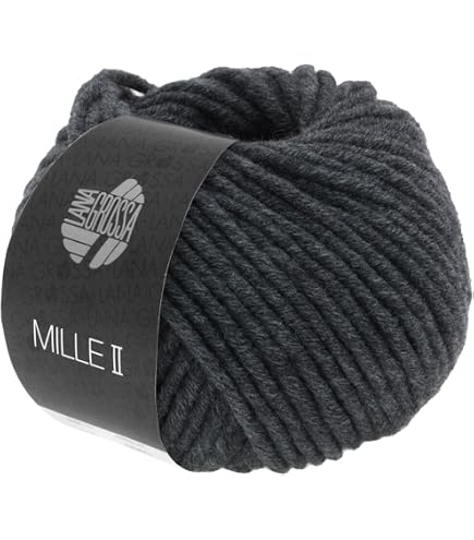 Rico Essentials Super Chunky Wolle – Nadelstärke 10 Mm, Schnellstrickend, Grau