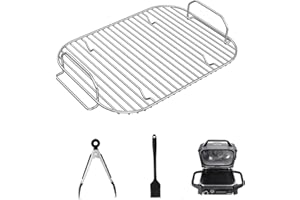 Skyearman - Rejilla de parrilla para Ninja Woodfire Grille, juego de rejillas de acero inoxidable, accesorios para barbacoa, XL, compatible con Ninja Woodfire OG850/OG901