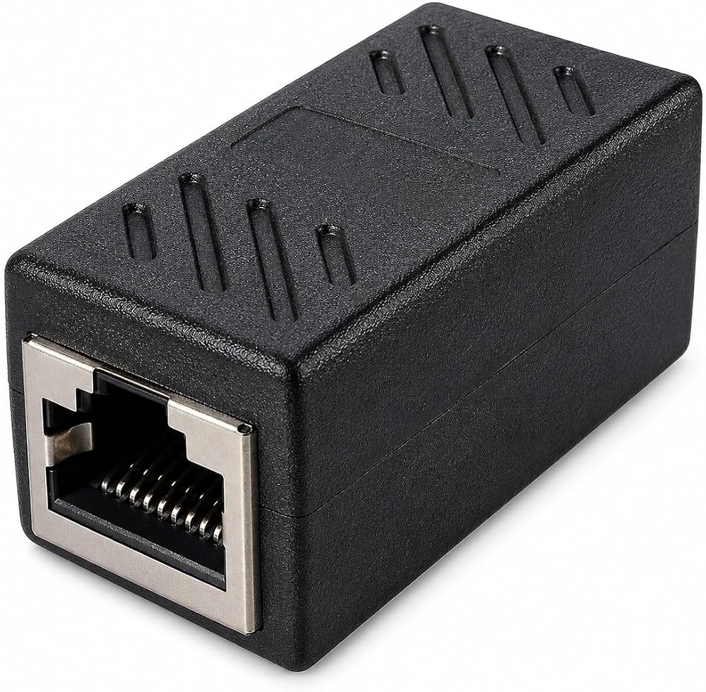 PrimeX PX-HQC6 RJ45 Dişi Dişi Ethernet Ara Aparatı, CAT5E/CAT6 LAN Kablo Birleştirici, Gigabit Network Kablo Uzatma Adaptörü, Modem Router Switch PC İçin RJ45 Dişi Dişi Coupler