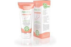 ‎BELIEVA COSMETICS Believa Natural - Vegane Fusscreme für trockene, raue und rissige Füsse - Basispflege bei Hornhaut und Schrunden - 100ml