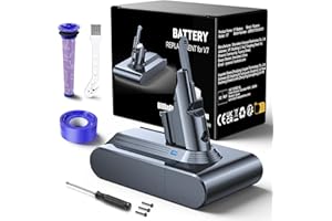 RYZWOC 6000mAh Batterie Compatible avec Dyson V7 Motorhead, Animal, Trigger, Total Clean, Motorhead Pro, SV11