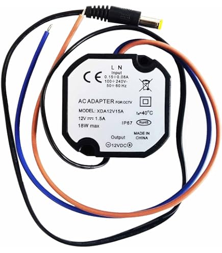 Guy-Tech Alimentatore Di Rete 9 V AC DC Compatibile Con Videocamera Di Sorveglianza Bunker Hill Eye 62368 Caricatore Spina EU - Foto 2