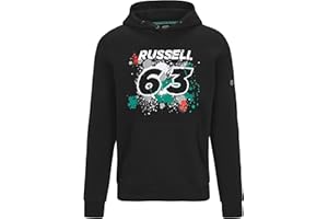 Mercedes AMG Petronas Formula One Team – Colección oficial de productos de Fórmula 1 – George Russell #63 Sudadera con capucha