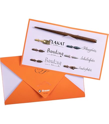 Brause 317030B - Boite De 3 Plumes De Calligraphie Arabe 3mm