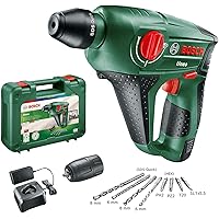 Bosch Akku Bohrhammer Uneo (1 Akku, 12 Volt System, Max. Bohr-Ø in Beton 10 mm, im Koffer)