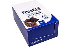 YAMAMOTO NUTRITION FreaKER 20 barrette da 50 grammi - barrette proteiche senza aggiunta di grassi idrogenati, olio di palma, collagene idrolizzato e proteine della soia (Sacher con copertura di cioccolato fondente)