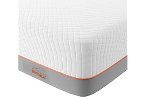 wowttrelax Memory Foam Mattress, 4FT6 Double Mattress, Medium Firm, Soft Skin-friendly Durable, Breathable Comfort Sleep, Back Pain Support (135x190x20cm)