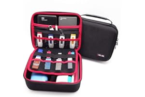 GUANHE 3.5 Pollici Large HDD USB Flash Drive Esterno Custodia del Disco Rigido Cavo Organizer Bag Custodia per Disco Flash USB/VR / CP1200 / Focusrite Scarlett 2i2