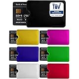 7X RFID Schutzhüllen, TÜV geprüft, NFC Blocker - Kreditkarten, Bank-, EC Karten Abschirmung