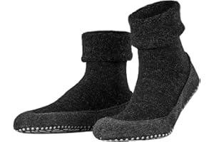 FALKE donna Cosyshoe pantofole a calzino suola gommata in feltro antiscivolo migliore aderenza spesse calde interno imbottito traspiranti termoregolanti antiodore lana vergine 1 paio