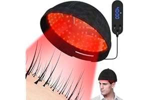 ‎IKEENER Helm für Laser-Haarwachstum,Rot Infrarot Lichttherapie Stimuliert Haarwachstum,Kehrt Ausdünnung,Volleres Haar.Anti-Haarausfall Fördert Nachwachsen Haare.Behandlung Haarausfall Männer Frauen(Laserhelm)