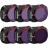 Freewell Bright Day-6Pack Hybrid ND16/PL, ND32/PL, ND64/PL, ND128/PL, ND256/PL ve ND1000/PL Mini 4 Pro Canlı Renk, Zengin Kon