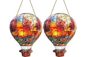 RONBIN Large Heart-shaped Robin Bird Pendant, Endowing The island With Vitality And Symbolizing Sweetness. It is Perfect For Hanging in Home Decoration Windows, Gardens, Or as a Gift For Friends (Red-2pcs)