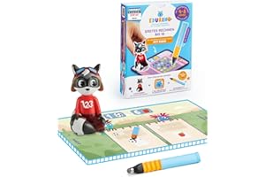 Edurino Starterset Robin Erstes Rechnen bis 10 (Stufe 2) ab 4 J. inkl. Eingabestift | Innovatives und digitales Lernspiel | Zahlenverständnis | Zahlen sortieren & ordnen | Erstes Plus- & Minusrechnen