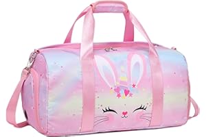 JUMPOPACK Bolsa Deporte Infantil Bolsa Deportiva Bolsas Viaje Bolsas Piscina Bolsa Gimnasio Niña con Compartimento Zapatos