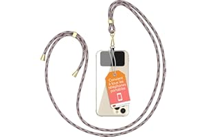 EAZY CASE Chaîne Universelle pour téléphone Portable adaptée à Tous Les Smartphones Tour de Cou Housse avec Cordon Sangle pour téléphone cellulaire adapté à Toutes Les Pochettes Camouflage Rouge