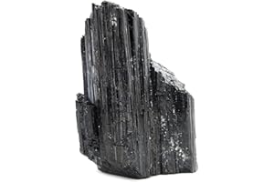 GENERICO CRIGEMA - Piedra mineral natural para cristaloterapia meditación cristales (TORMALINA Negra Cruda 3-5 cm)