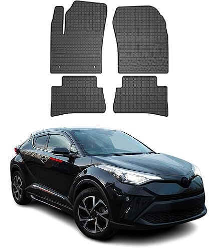 Tappetini Auto 3D Per Toyota C-HR Dal 2016 | FROGUM ProLine TPE | Bordi Alti 7 Cm | Set Esclusivo
