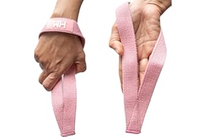 Weightlifting House Correas de muñeca para levantamiento de pesas olímpico, culturismo, arrebato, tirones y peso muerto. Envolturas de entrenamiento de levantamiento de pesas para hombres y mujeres.