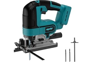 Mellif Akku-Stichsäge 18V – Kompatibel mit Makita LXT Akku, Bürstenloser Motor, Präzise Schnitte, Mit Akkuschutz, Werkzeugloser Sägeblattwechsel, Ohne Akku & Ladegerät