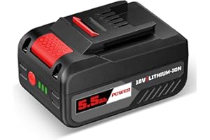 PDSTATION 18V 5.5Ah Li-Ion Replacement Battery for Einhell X-ChangeH Power,Compatible with All Einhell 18V Power X-Change Family Tools,3 LED Lights Show Remaining Battery Power