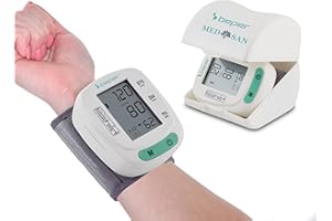 BEPER 40.121 Misuratore Di Pressione Digitale Da Polso, Valori sistolici, diastolici e pulsazioni irregolari, pressione sanguigna, Bianco