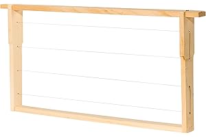 DER WABENPROFI 20x Zander Hoffmann Rähmchen 477x220 mm 4-Fach waagerecht Verdrahtet