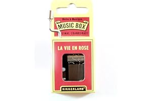 Kikkerland La Vie En Rose Music Box, Siler,1233