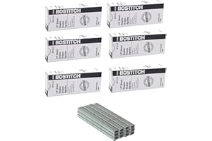 Bostitch – Grapas para grapadora de tenaza P3, (pierna, 5,000 por caja (SP191/4) 6 Boxes of 5,000