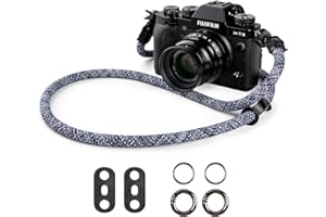 VOVMOEYA Kameragurt Sony Alpha,Kamera Tragegurt aus Seil für Canon EOS Sony A6000 A6400 A7 IV Fujifilm X100V XT5 Nikon Zfc Nackengurt Schultergurt DSLR Kameragurt