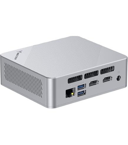 MINISFORUM UN305ミニPC USB-C HDMI付き MINISFORUM、Intel® Core™ i3-N305搭載 高性能ミニPC