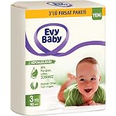 Evy Baby Bezi Midi 3'l&uuml; Fırsat 90 Adet
