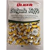&Uuml;LKER Dolgulu Toffe Yumuşak Şekerleme Limonlu 1000 gr