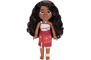 Disney Vaiana - Muñeca Vaiana 38 cm con Accesorios y Totalmente Articulada - Jakks Pacific