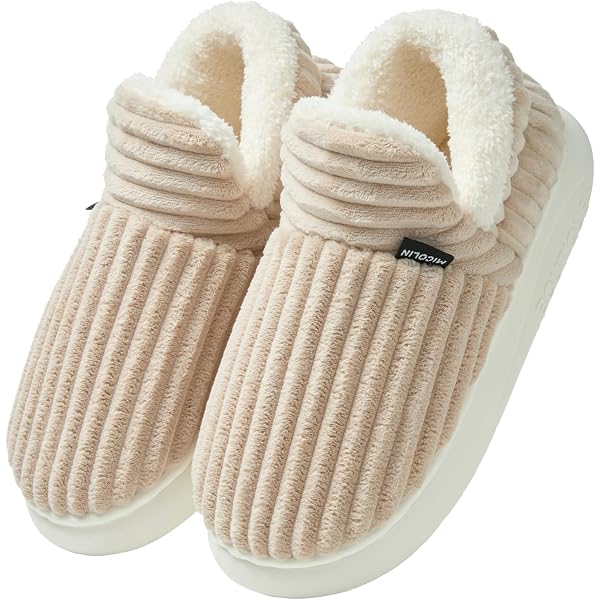 Chausson Femme Hiver - Pantoufles Fourrure Doublure Chaude Semelle Mémoire De Forme - Confort Absolu