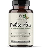 Probio Plus 180 Kapseln – inkl. Bacillus Subtilis Mikrobe des Jahres 2023, 20 Mrd. KbE pro Tag (200 Mrd.KBE/g) – mit Inulin –