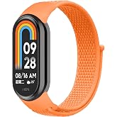 Lightweight Design Compatible with Teknoft Xiaomi Mi Band 10/9/8 and with Velcro Adjustable According to Wrist Size That Does Not Disturb the Wrist