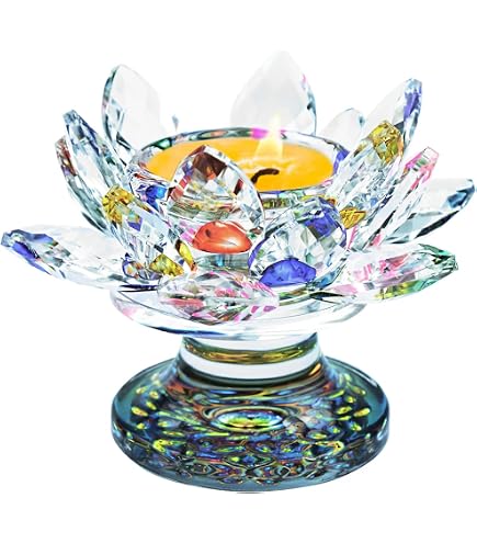 Photophore Lotus En Coquille De Capiz Naturel - Pour Bougie Chauffe-plat - Décoration Romantique Intérieur/extérieur - 11