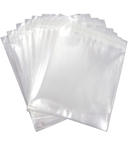 Lot De Pochettes En Cellophane Pour Cartes - 168x163 Mm + Rabat 30 Mm, 30 Microns, Autocollant, Fabriqué UK