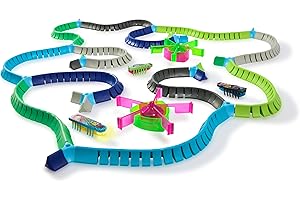 HEX BOTS Nano Land, Sensory Toys for Kids & Cats with Over 40 Pieces & 3 Nano Bugs, STEM Kits & Mini Robot Toy for Kids Aged 3 & Up, Batteries Included